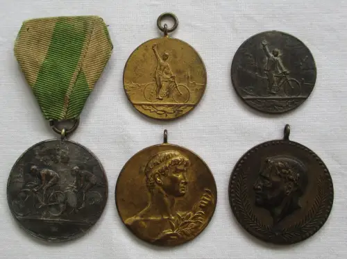 5 Medaille sächs. Radfahrerbund Radverein Bussard Meisterschaften 20er (141930)