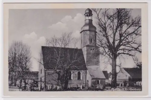 900149 AK Ebersbach Kreis Geithain - Kirche 