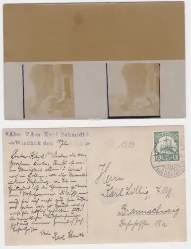 902072 Foto Ak Windhuk Deutsch Südwestafrika Namibia Stempel Windhuk 1910
