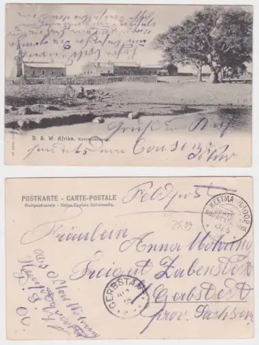 901946 Ak Keetmanshoop Deutsch Süd-Westafrika Namibia Stempel Keetmanshoop 1905