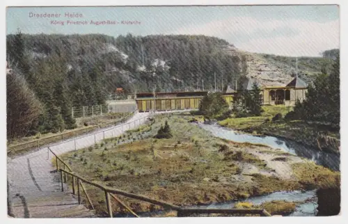 900233 Ak Dresdener Heide - König Friedrich August-Bad Klotsche 1909
