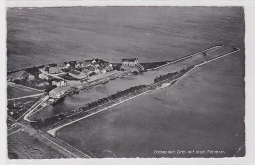 58906 Ak Ostseebad Orth auf Insel Fehmann - Flugaufnahme um 1930