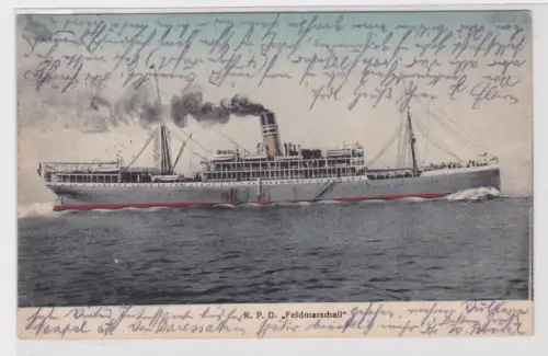 50806 AK Dampfschiff R.P.D. "Feldmarschall" um 1905