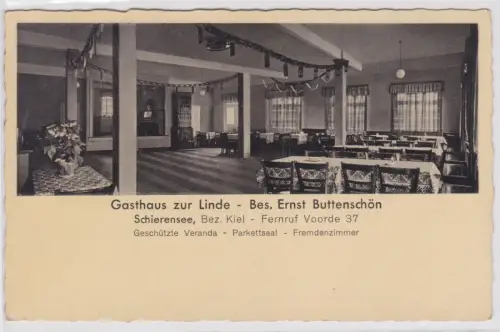 902103 Ak Gasthaus zur Linde Bes. Ernst Buttenschön - Schierensee Bez. Kiel