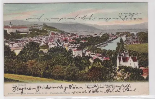 900819 Ak Rudolstadt - Totalansicht von der Justinshöhe 1905