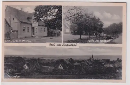 35955 Mehrbild Ak Gruß aus Leutenthal Gasthof zur Linde usw. um 1940