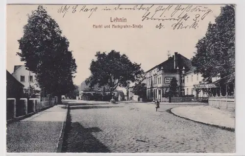 93755 Ak Lehnin - Markt und Markgrafen-Straße 1933