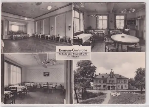 11892 Mehrbild Ak Köthnitz über Neustadt-Orla Kr. Pößneck Konsum-Gaststätte 1965