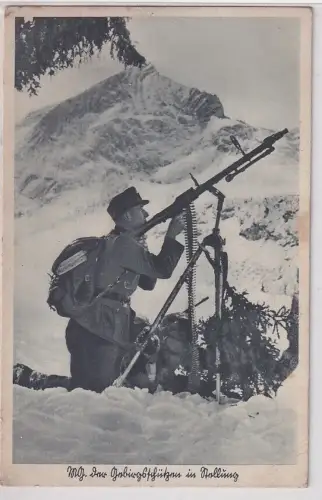 30794 AK MG der Gebirgsschützen in Stellung