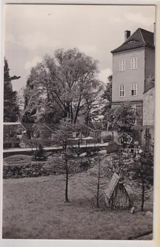43942 AK Hoyerswerda Tiergehege am Schloß - Wojerecy Zwěrjenc při hrodźe 1959