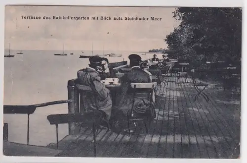 28355 Ak Steinhude am Meer Strandrestaurant Ratskeller Terrasse 1921