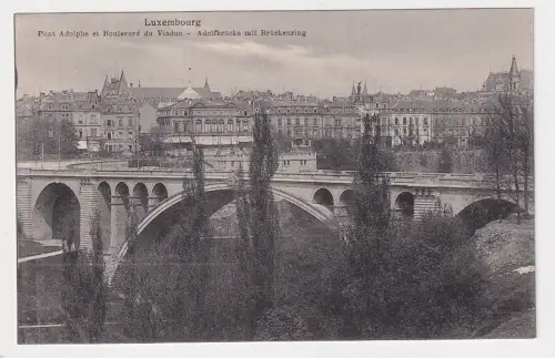 907999 Ak Luxembourg Luxemburg - Brücke mit Brückenring um 1930