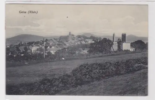 38197 AK Geisa (Rhön) - Ortsansicht mit Totale 1922