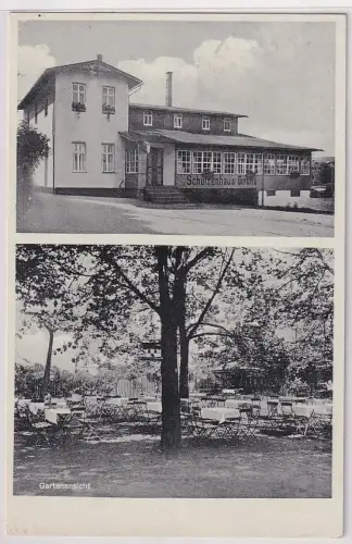 57569 Feldpost Ak Schützenhaus Grüna bei Chemnitz 1940