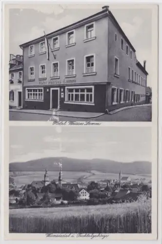 900731 AK Wunsiedel (Fichtelgebirge) - Hotel "Weisses Lamm", Bes. Hans Hoepfel