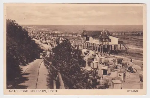 98572 Ak Ostseebad Koserow auf Usedom Strand 1931