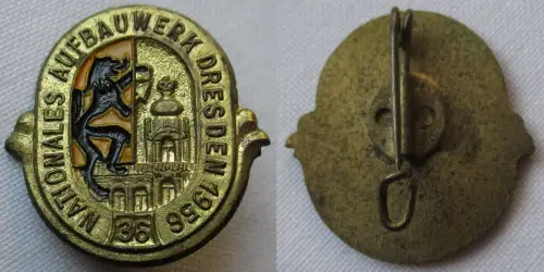 DDR NAW Abzeichen 36 Nationales Aufbauwerk Dresden 1956 (150224)