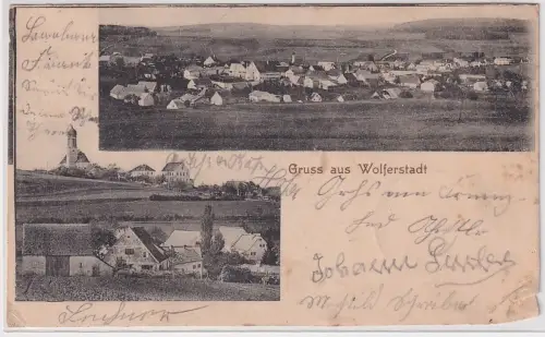 906238 Mehrbild Ak Gruss aus Wolferstadt 1905