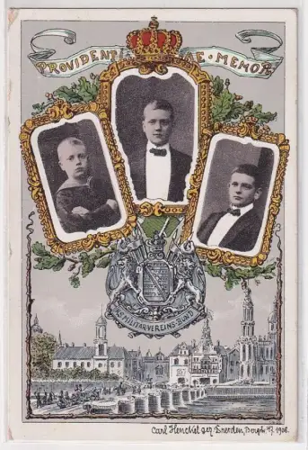 83759 Ak Dresden königlich sächsischer Militärvereinsbund 1908