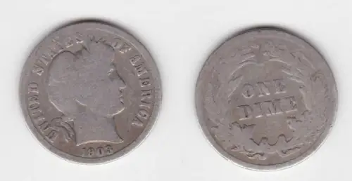 1 Dime Silber Münze USA 1902 (114614)
