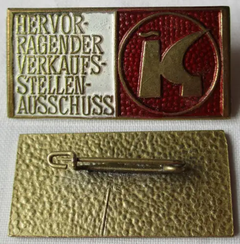 DDR Abzeichen Ehrentitel Konsum hervorragender Verkaufstellenausschuß (142431)
