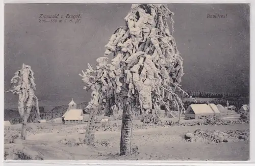 47680 AK Zinnwald im Erzgebirge - Rauhfrost, Verlag C. Herm. Schütze Altenberg
