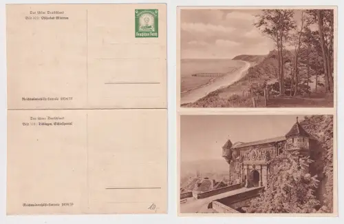 52651 / 2 Ak der Winterhilfe Lotterie 1934/35 "Das schöne Deutschland"