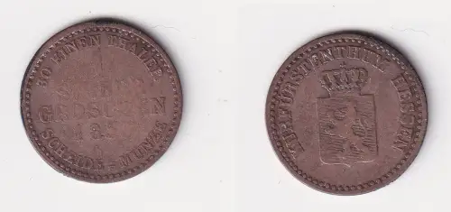 1 Silbergroschen Münze Hessen 1853 s (114263)