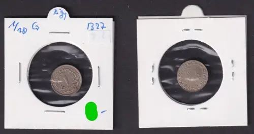 1/10 Qirsh Kupfer Nickel Münze Ägypten 1327 (1910-1913) (160762)