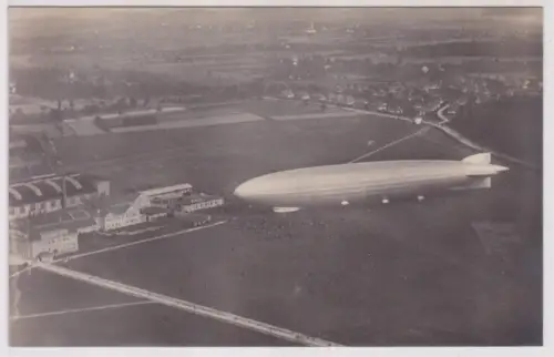 90195 Ak Amerika Zeppelin Z.R.III bei der Landung 1924
