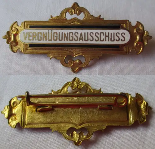Seltenes Blech Abzeichen Vergnügungsausschuss um 1930 (157136)