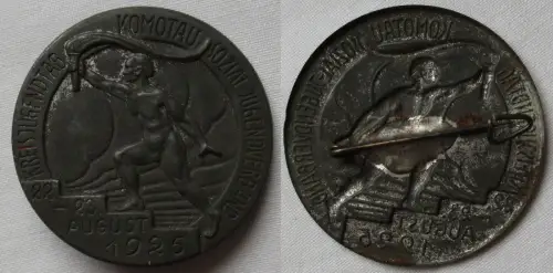 Abzeichen Kreisjugendtag Komotau Sozial-Jugendverband August 1925 (108767)