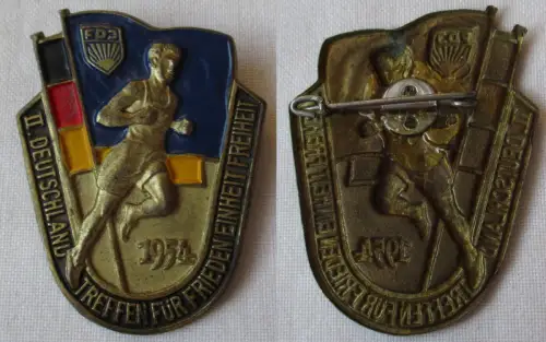 DDR Massensportabzeichen II. FDJ Deutschlandtreffen Berlin 1954 (138451)