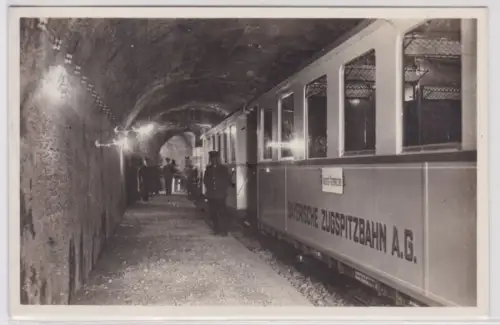 84118 Ak Bayrische Zugspitzbahn, Bahnhof Schneefernerhaus 1939