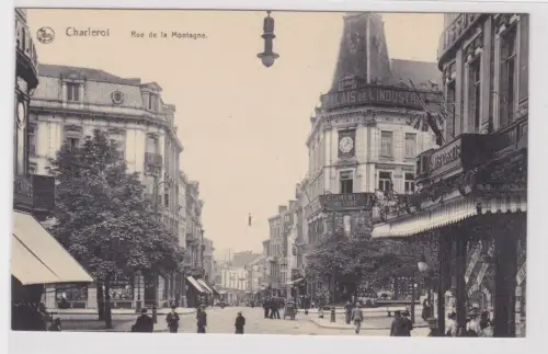 10178 AK Charleroi - Rue de la Montagne, Straßenansicht mit Geschäften