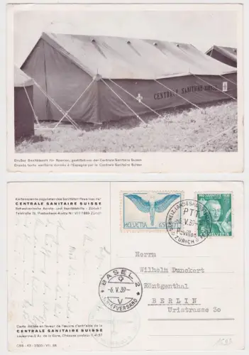 65520 Ak Schweizerische Landesausstellung Zürich Centrale Sanitaire Suisse 1939