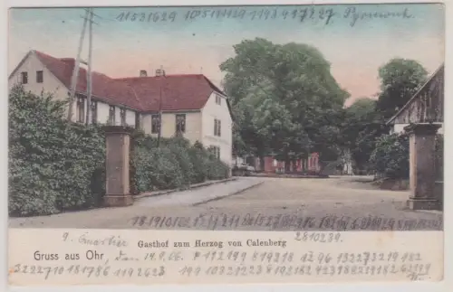903028 Ak Gruß aus Ohr Gasthof zum Herzog von Calenberg 1906