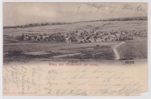902816 Ak Gruß aus Mackensen am Solling Totalansicht 1900