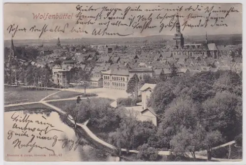 903176 Ak Wolfenbüttel Totalansicht 1905