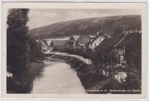 902948Ak Kreiensen a.H. Biebelstrasse mit Gande 1942