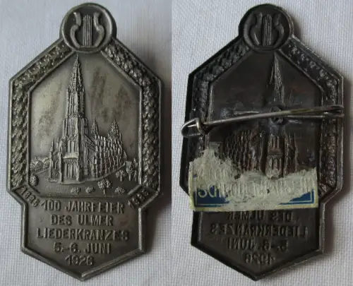 Abzeichen 100 Jahrfeier des Ulmer Liederkranzes 5.-6. Juli 1926 (163768)