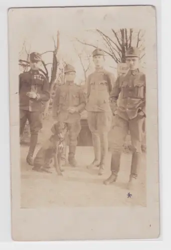 905211 Feldpost Foto Ak K & K Schützenregiment Nr.19, 1917