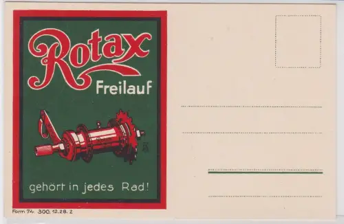 902268 Reklame Ak Rotax Freilauf gehört in jedes Rad! um 1910