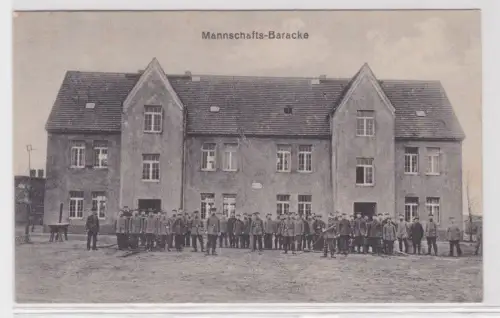 69685 Ak Gruß aus Alten-Grabow Mannschafts-Baracke um 1920