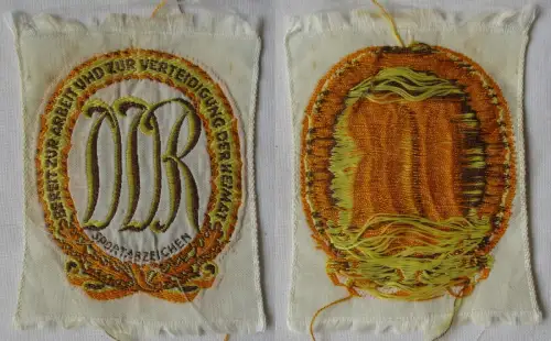 Aufnäher Sportabzeichen DDR Bereit zur Arbeit und zur Verteidigung... (164763)