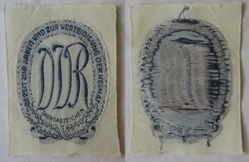 Aufnäher Sportabzeichen DDR Bereit zur Arbeit und zur Verteidigung... (164904)