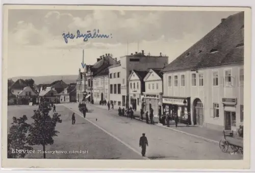 78938 Ak Blovice (deutsch Blowitz) Masarykovo Namesti 1934