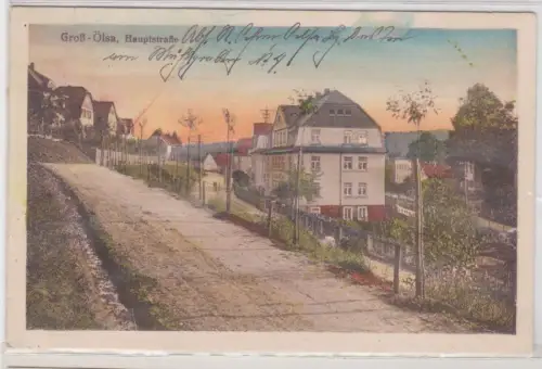 903569 Ak Groß-Ölsa Hauptstrasse um 1920