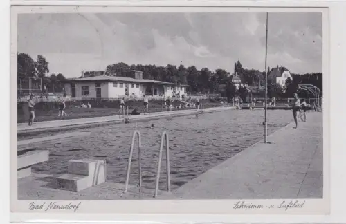 901696 Ak Bad Nenndorf Schwimm- und Luftbad 1940