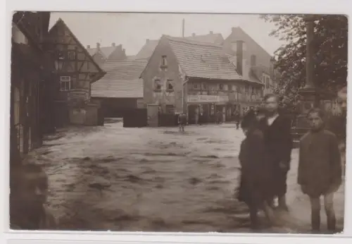 903886 Foto Ak Meuselwitz Hochwasser am 27.Mai 1921